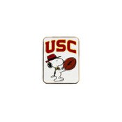 USC Trojans White Arch Snoopy Football Coach Pin